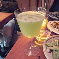 Celery-based mocktail at aíso in San Francisco