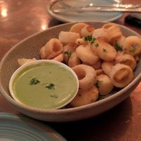 Hearts of palm appetizer  at aíso in San Francisco