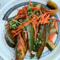 gochujang pickles at aíso in San Francisco