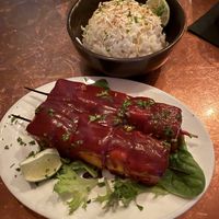 pineapple tofu skewers   at aíso in San Francisco