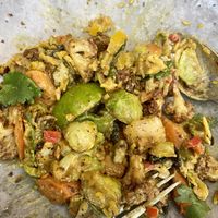  Crispy tofu & cauliflower curry  at Equinox Restaurant in Washington