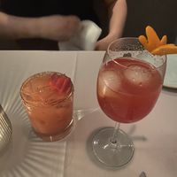 Maverick Sky and Cloudburst Cocktails  at Equinox Restaurant in Washington
