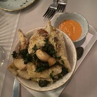 Artichokes with Red Pepper Aioli  at Equinox Restaurant in Washington