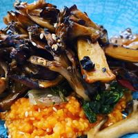 Hen of the Woods Mushrooms  at Equinox Restaurant in Washington