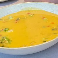 Yellow Tomato Gazpacho  at Equinox Restaurant in Washington