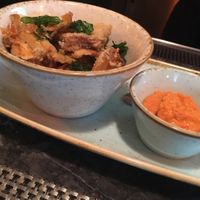 fried artichokes  at Equinox Restaurant in Washington