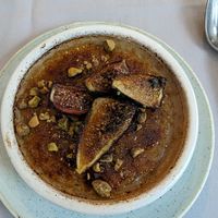 Creme brulee at Equinox Restaurant in Washington