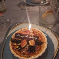 Creme brulee at Equinox Restaurant in Washington