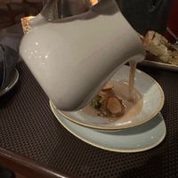 White bean soup at Equinox Restaurant in Washington