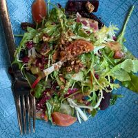 butter lettuce and arugula salad at Equinox Restaurant in Washington