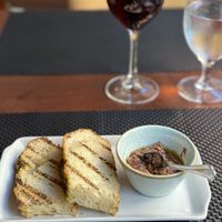 Focaccia and tapenade  at Equinox Restaurant in Washington