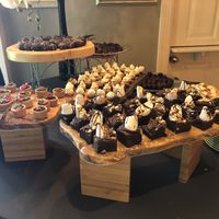 Brunch dessert spread  at Equinox Restaurant in Washington