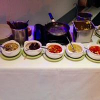 Tofu Scramble Station at vegan brunch at Equinox Restaurant in Washington