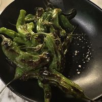 Love shishito peppers   at Whisky & Ramen in Anchorage