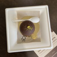 yummy pistachio chocolate at Grezzo Raw Chocolate in Rome