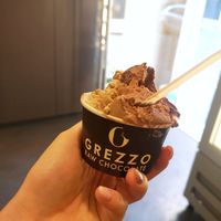 Hazelnut, raw chocolate and Gianduia at Grezzo Raw Chocolate in Rome