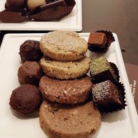 Cookies, energy balls, chocolates  at Grezzo Raw Chocolate in Rome