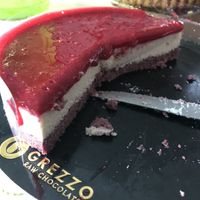 Raspberry tiramisù   at Grezzo Raw Chocolate in Rome