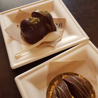 Entrambi col cuore di pistacchio at Grezzo Raw Chocolate in Rome