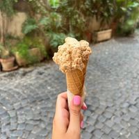 HAZELNUT CONE at Grezzo Raw Chocolate in Rome