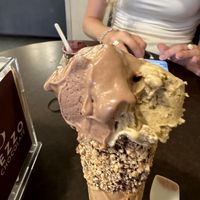 Amazing! Pistachio and hazelnut  at Grezzo Raw Chocolate in Rome