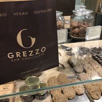 Choices at Grezzo Raw Chocolate in Rome