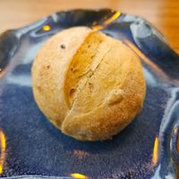 sourdough bread roll (came with the menu) at Sarnath Vegetarian Kitchen - 鹿野苑蔬食料理廚房 in Taichung