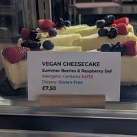 Cheesecake at Knead & Grind  in Clitheroe