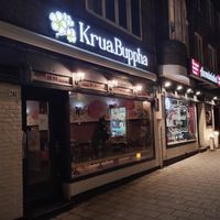 Storefront. There is a tram stop right out front and (not cheap) street parking. at Krua Buppha in Amsterdam
