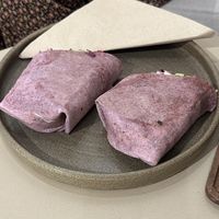 Beetroot wrap   at Plant Shack in London