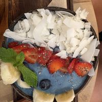 Blue mermaid  at Plant Shack in London