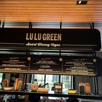 Lulu green menu  at Lulu Green - Timeout Market in Boston