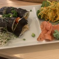 sushi plate at Wypas in Poznan