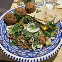 Arabic plate  #Veganuary at Wypas in Poznan