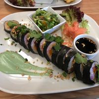 Sweet potato sushi (May break menu)  at Wypas in Poznan