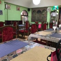 Seating at Kusum Indian Restaurant in Kobe