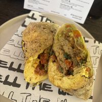 Boss Burrito with tempeh sub  at The Well Kuta Lombok in 