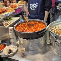 Very tasty vegan tteokbokki at Vegan Seoul Market Food Tour  in Seoul