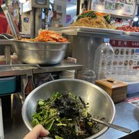 Bibimbap pre mix  at Vegan Seoul Market Food Tour  in Seoul