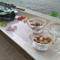 Betel wrap appetiser at Time for Lime in Koh Lanta