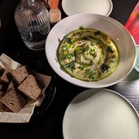Piztazien Hummus: 4/5 Creamy and big portion, but somewhat lackluster flavor. at Soul Kitchen House in Berlin