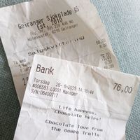 "Life happens - chocolate helps!" at Geiranger Sjokolade Fjordnær in Møre Og Romsdal