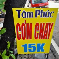 Sign outside at Quán Chay Tâm Phuc in Ho Chi Minh City