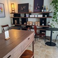 Inside tables at Espacio Elemental in Alicante