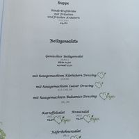 Karte at Gasthaus Tax in Baernbach