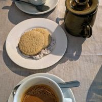 Shortbread and coffee at La Locanda in Clitheroe