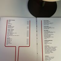 Drinks menu (food menu is on the website)  at ARTWALL Bar - Restaurant in Mallorca