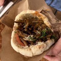 Schawarma in der Pita 🫓   at MOTEK in Frankfurt