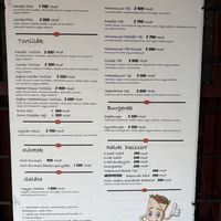 Falafel pita, falafel tortilla, hummus plate, falafel plate, hummus and falafel plate, fries, sauces  at Shawarma Gyros Ház in Budapest