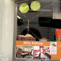 Advertising vegan! Good sign.  at MiSs Döner  in Innsbruck